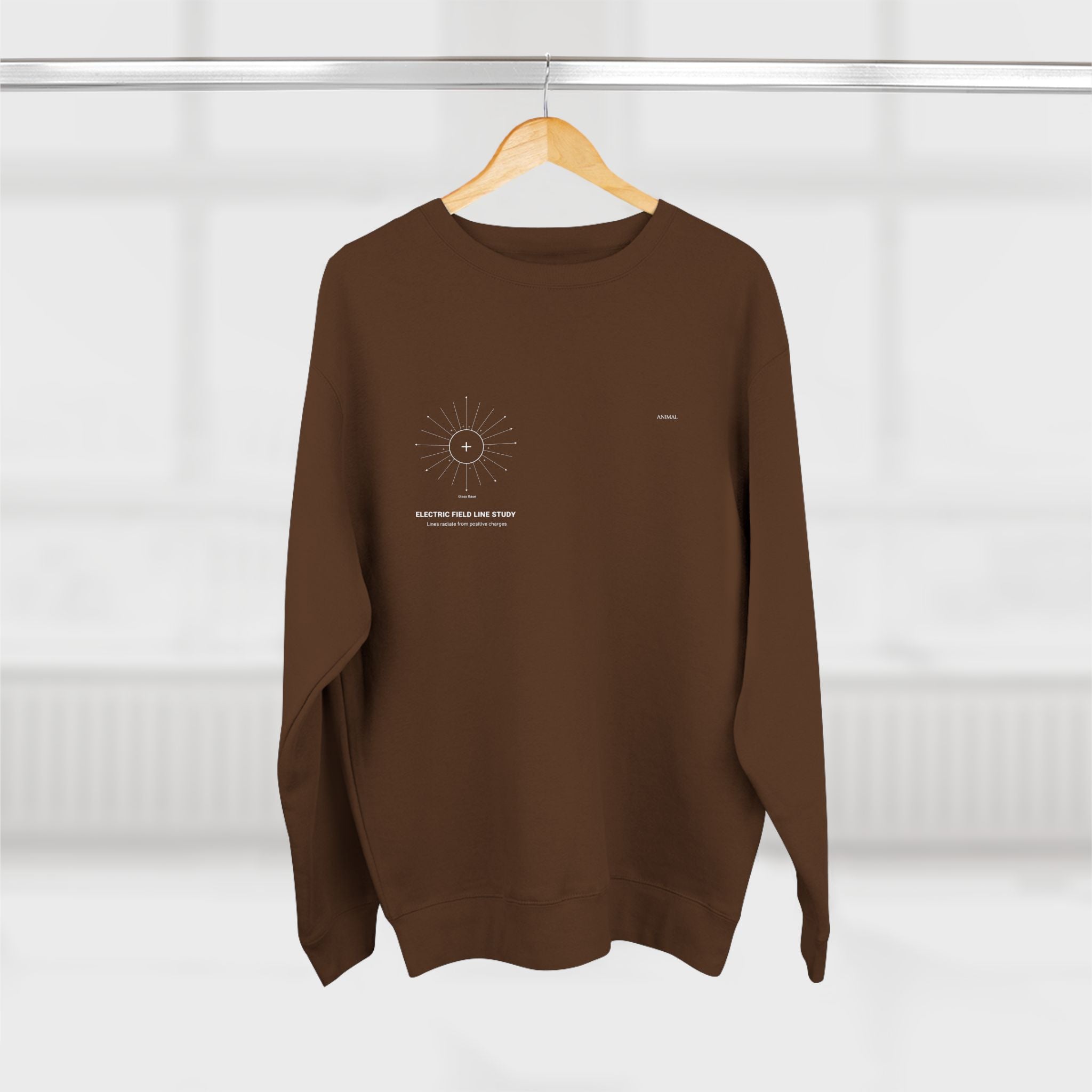 Electric Field Study | Origins Line | Benjamin Franklin | Unisex Crewneck Sweatshirt