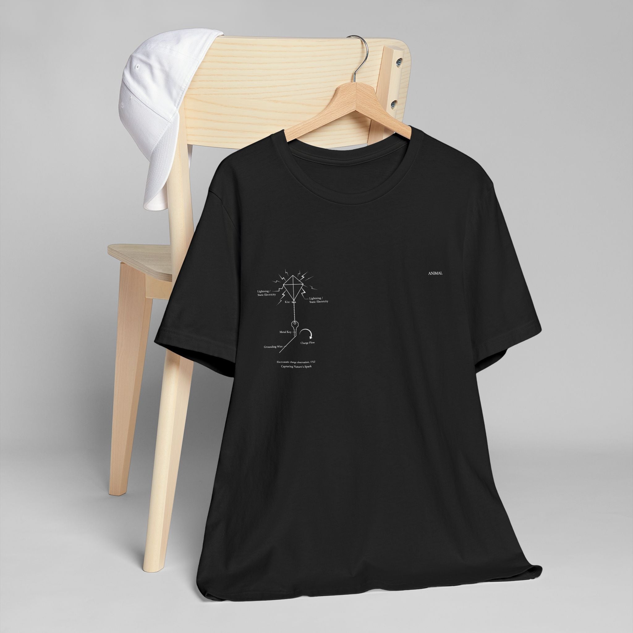 Electrostatics Revealed | Origins Line | Benjamin Franklin| Unisex T-Shirt