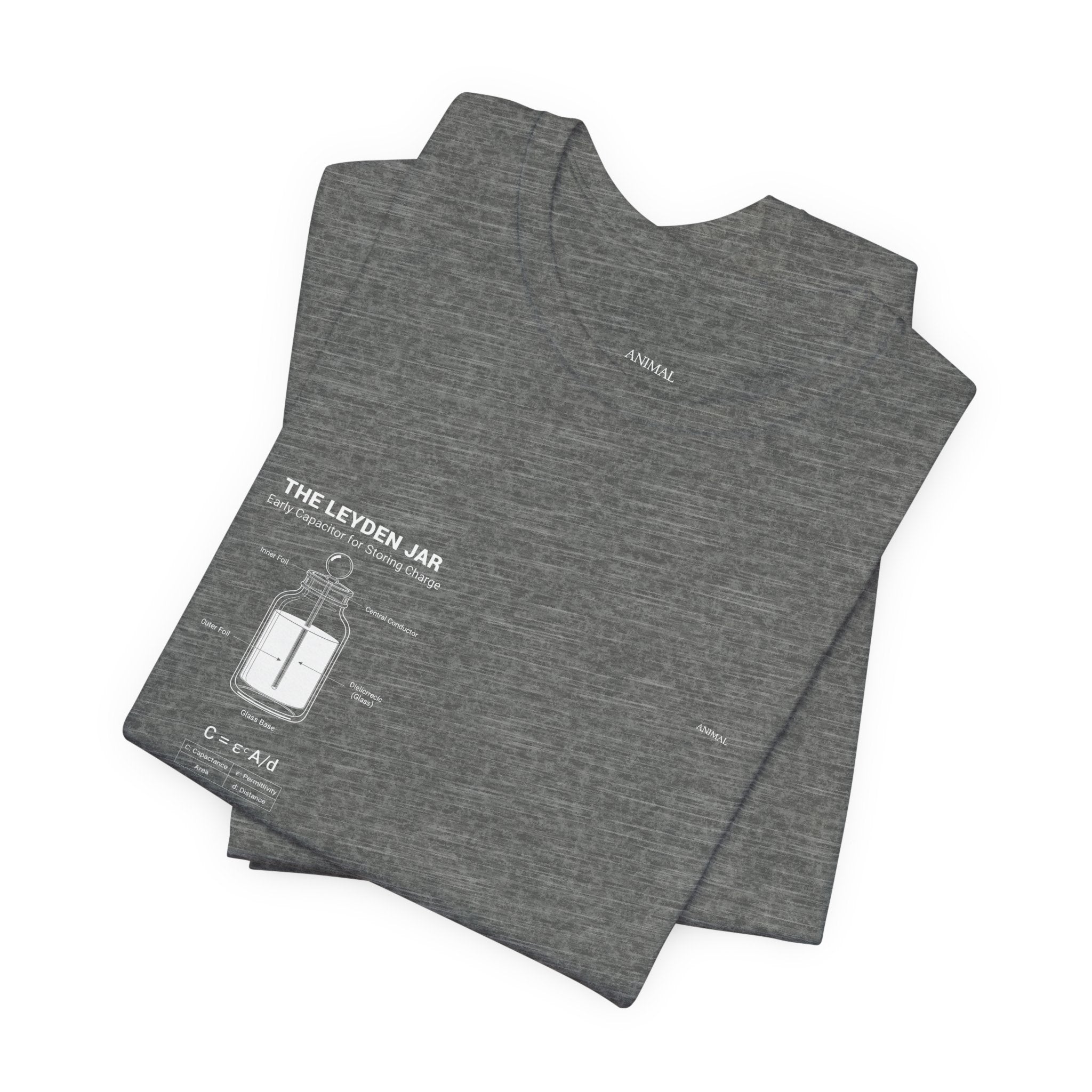Leyden Jar Capacitor | Origins Line | Ewald Georg von Kleist and Dutch physicist Pieter van Musschenbroek | Unisex T-Shirt