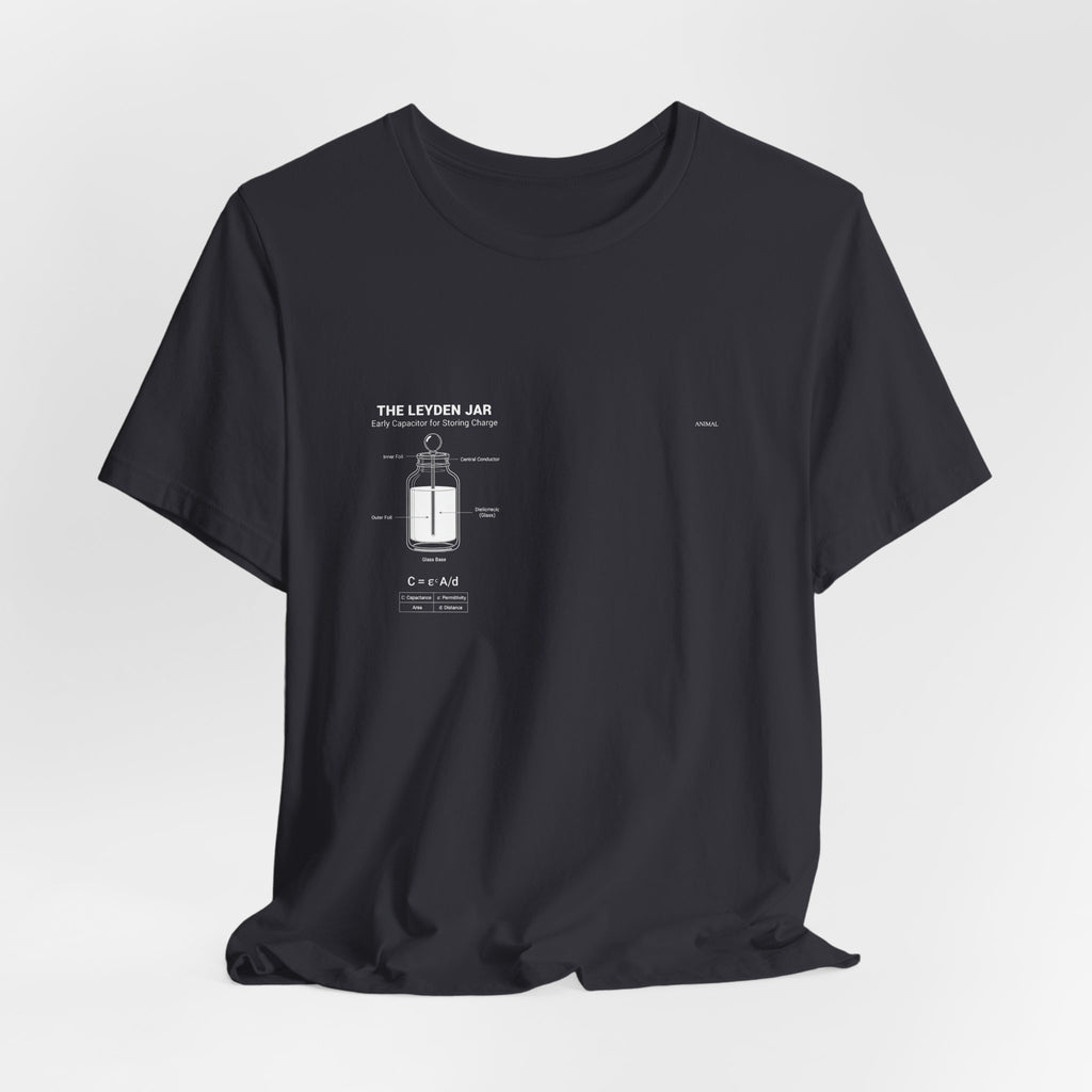Leyden Jar Capacitor | Origins Line | Ewald Georg von Kleist and Dutch physicist Pieter van Musschenbroek | Unisex T-Shirt