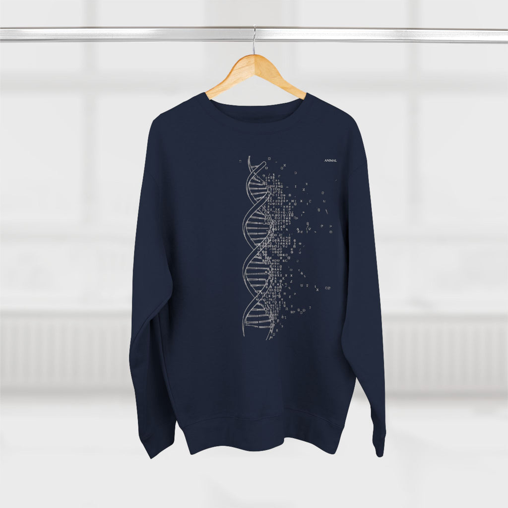 Spiraling Life | Evolution Line | Rosalind Franklin | Unisex Crewneck Sweatshirt