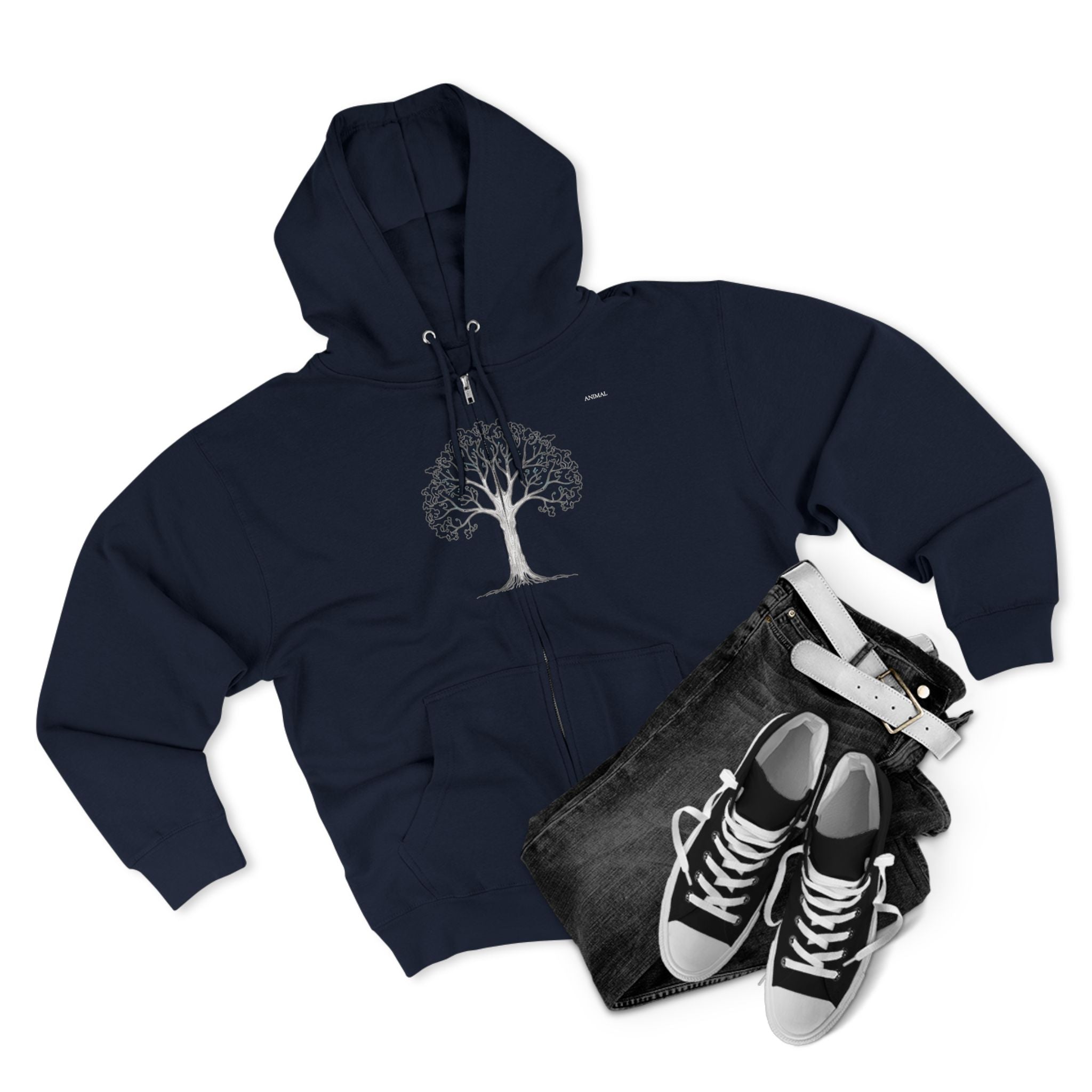Tree of Life | Evolution Line | Darwin | Zip Hoodie