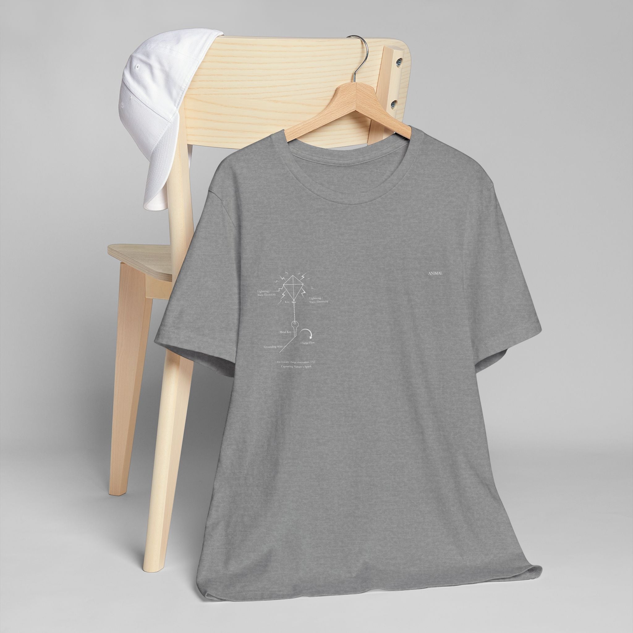 Electrostatics Revealed | Origins Line | Benjamin Franklin| Unisex T-Shirt