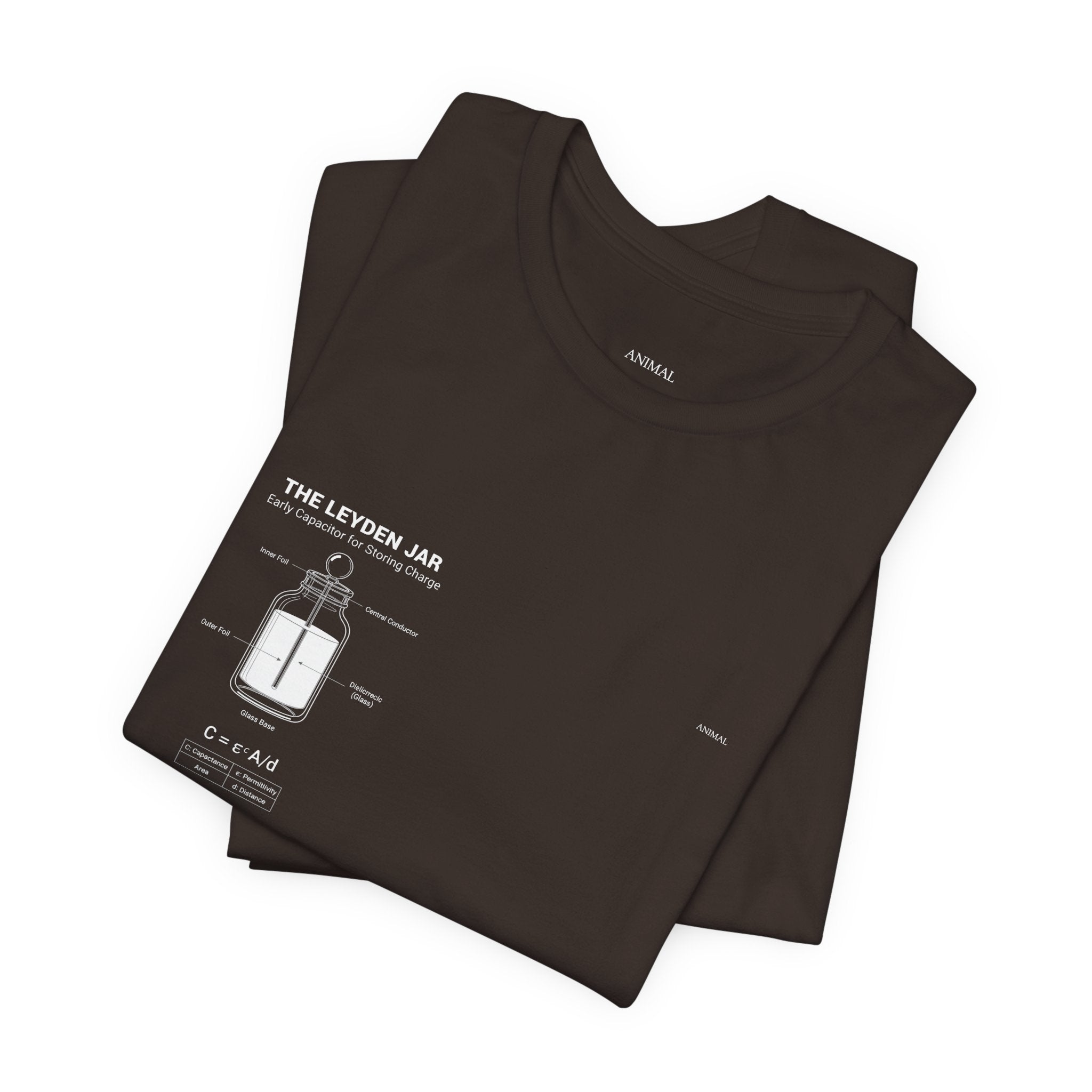 Leyden Jar Capacitor | Origins Line | Ewald Georg von Kleist and Dutch physicist Pieter van Musschenbroek | Unisex T-Shirt