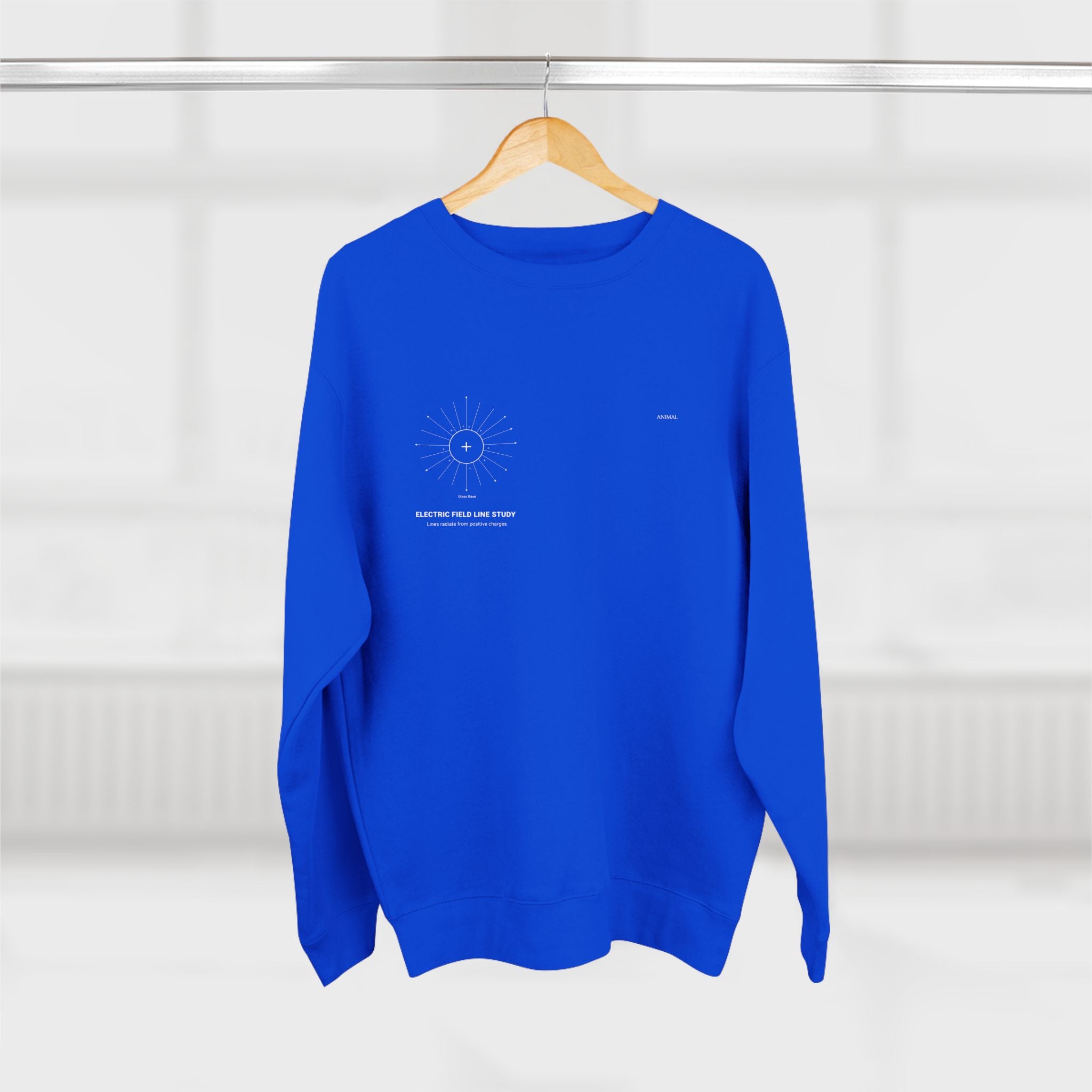 Electric Field Study | Origins Line | Benjamin Franklin | Unisex Crewneck Sweatshirt