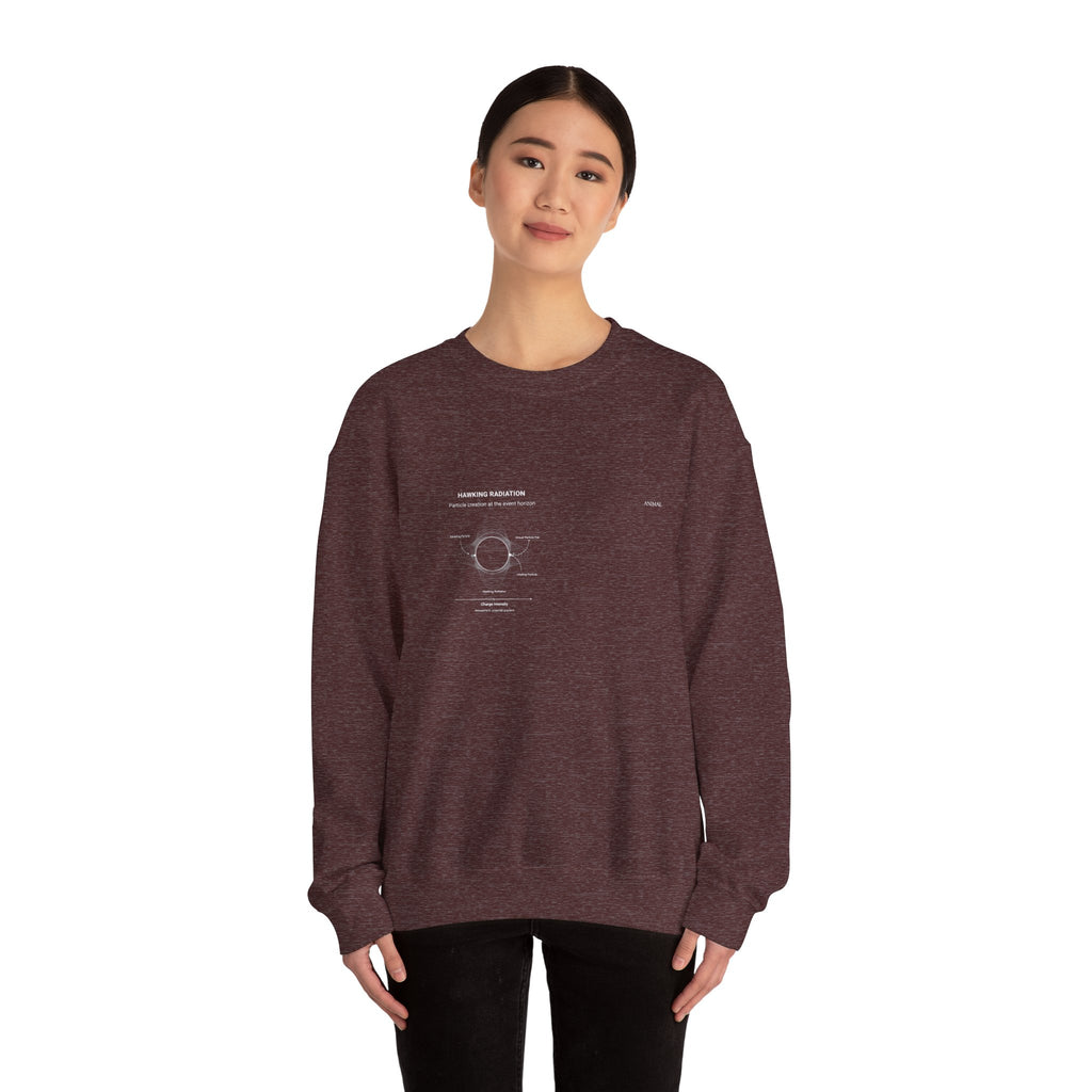 Hawking Radiation | Cosmos Line | Stephen Hawking | Unisex Crewneck Sweatshirt