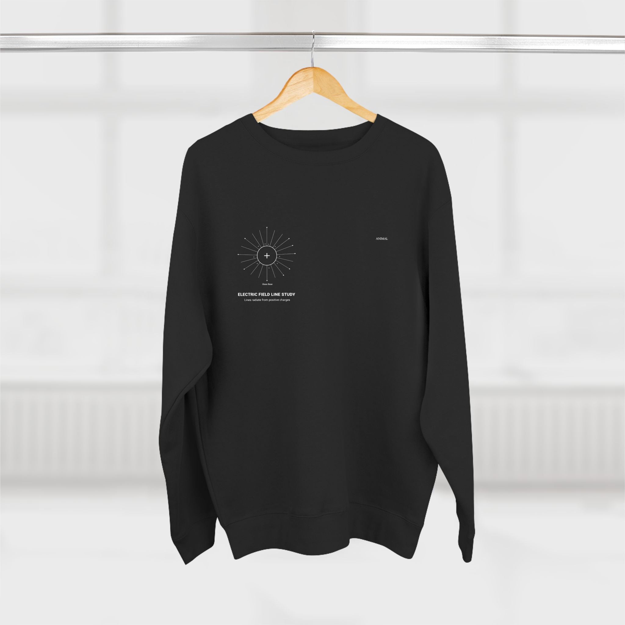 Electric Field Study | Origins Line | Benjamin Franklin | Unisex Crewneck Sweatshirt