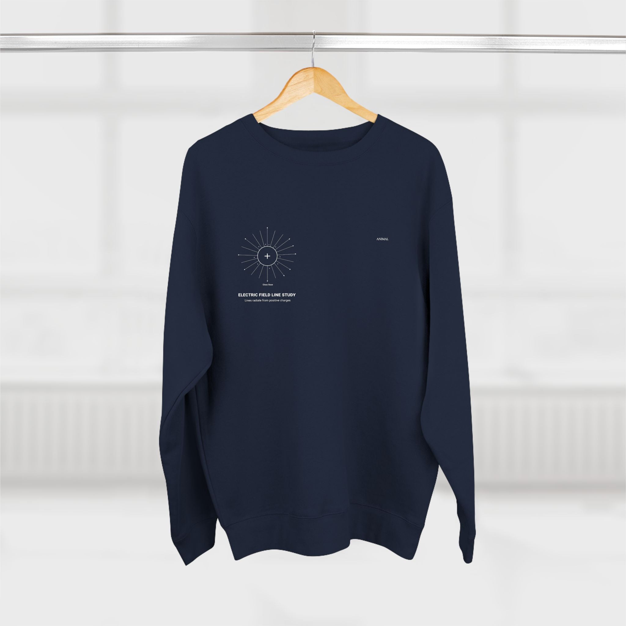 Electric Field Study | Origins Line | Benjamin Franklin | Unisex Crewneck Sweatshirt