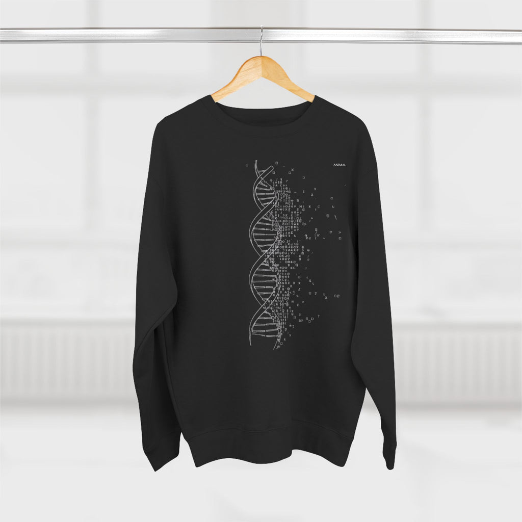 Spiraling Life | Evolution Line | Rosalind Franklin | Unisex Crewneck Sweatshirt