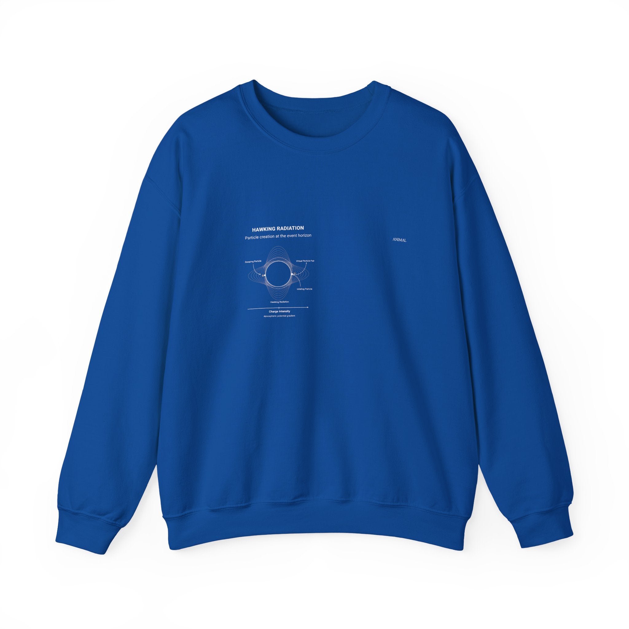 Hawking Radiation | Cosmos Line | Stephen Hawking | Unisex Crewneck Sweatshirt
