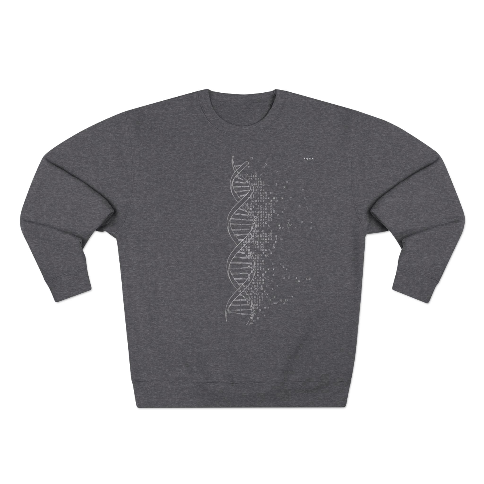 Spiraling Life | Evolution Line | Rosalind Franklin | Unisex Crewneck Sweatshirt