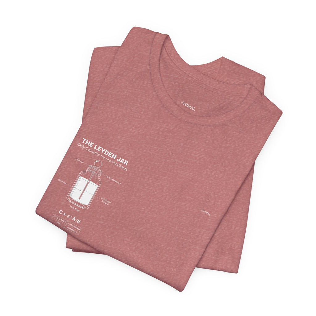 Leyden Jar Capacitor | Origins Line | Ewald Georg von Kleist and Dutch physicist Pieter van Musschenbroek | Unisex T-Shirt