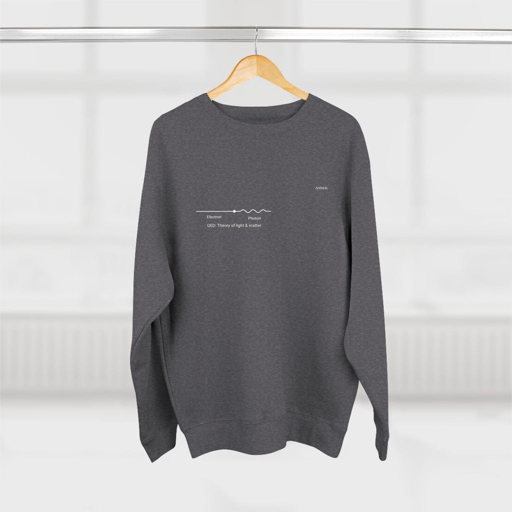 Dance of Particles | Cosmos Line |  Richard Feynman | Unisex Crewneck Sweatshirt