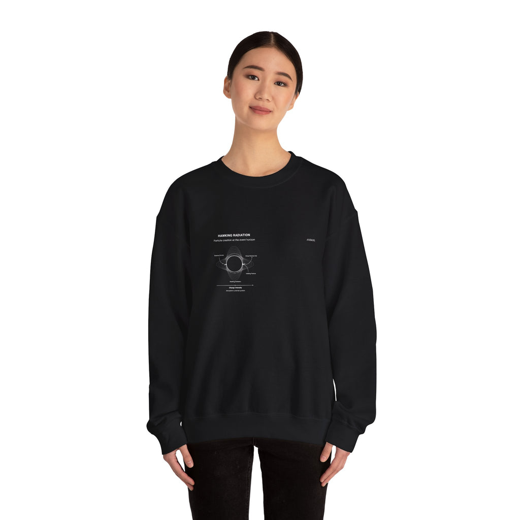Hawking Radiation | Cosmos Line | Stephen Hawking | Unisex Crewneck Sweatshirt