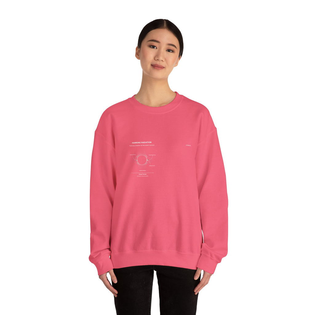 Hawking Radiation | Cosmos Line | Stephen Hawking | Unisex Crewneck Sweatshirt