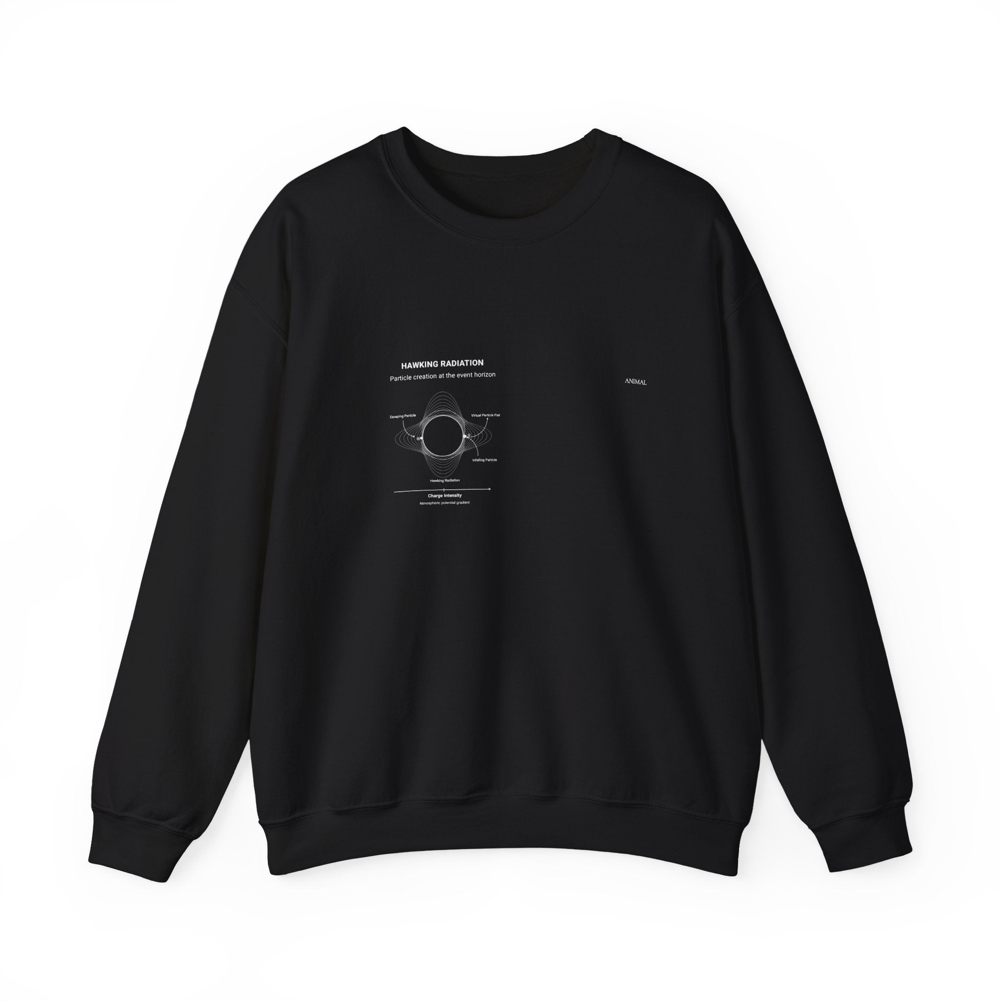 Hawking Radiation | Cosmos Line | Stephen Hawking | Unisex Crewneck Sweatshirt