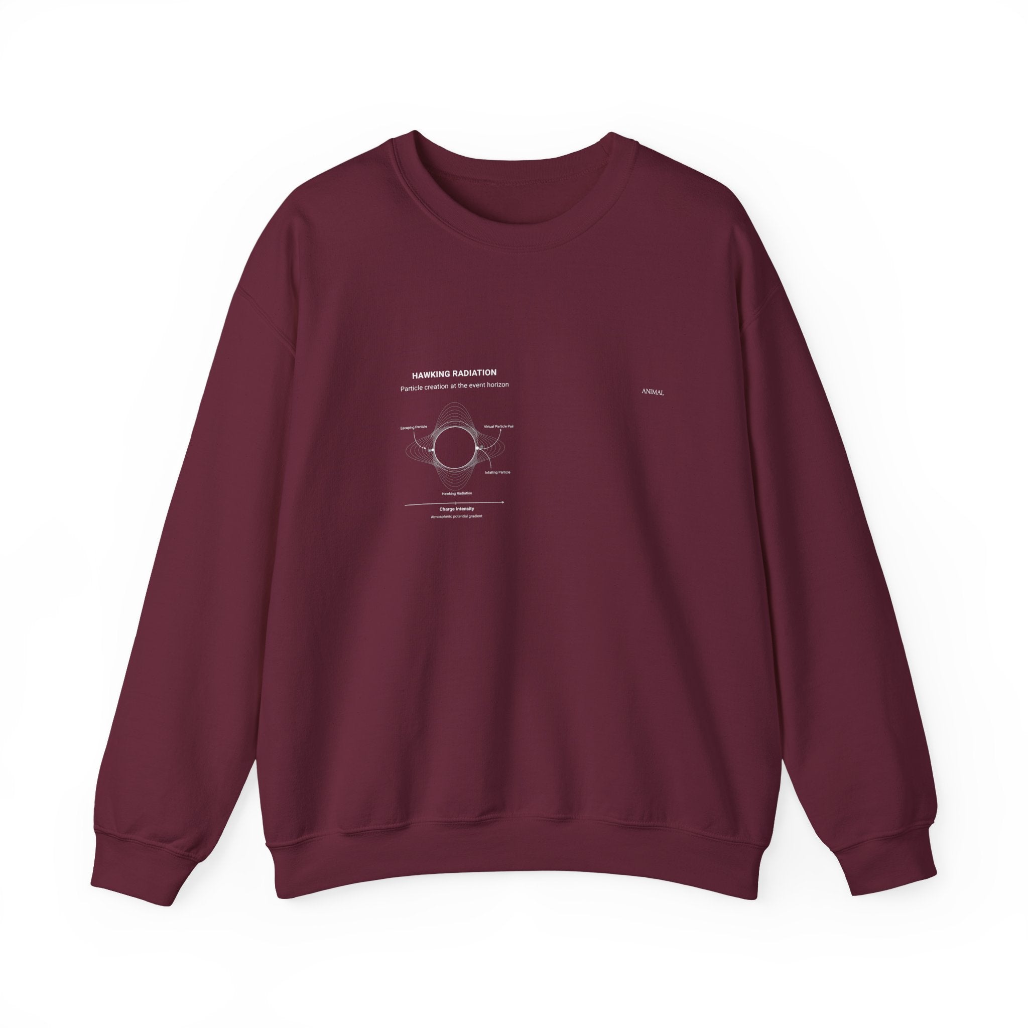 Hawking Radiation | Cosmos Line | Stephen Hawking | Unisex Crewneck Sweatshirt