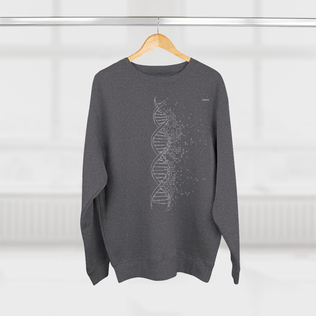 Spiraling Life | Evolution Line | Rosalind Franklin | Unisex Crewneck Sweatshirt