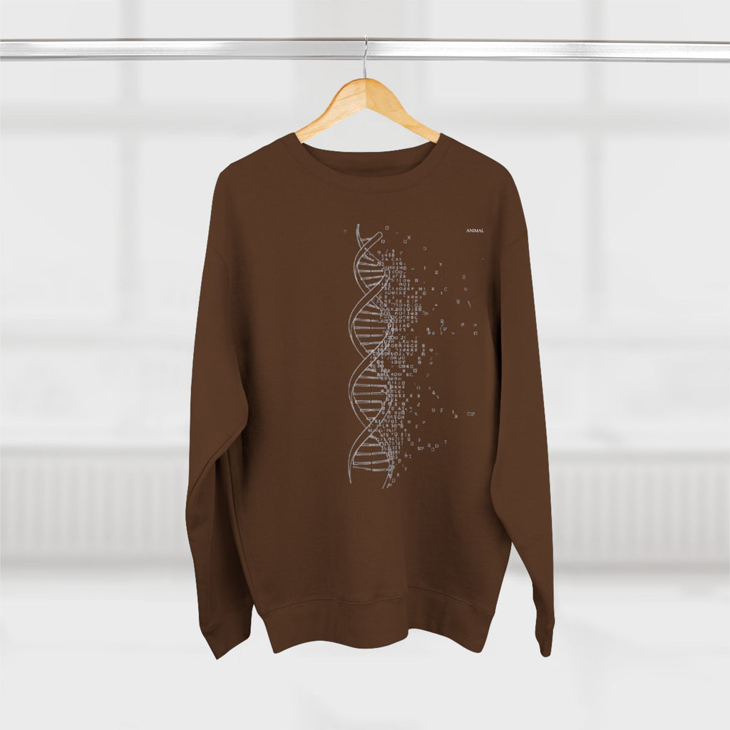 Spiraling Life | Evolution Line | Rosalind Franklin | Unisex Crewneck Sweatshirt