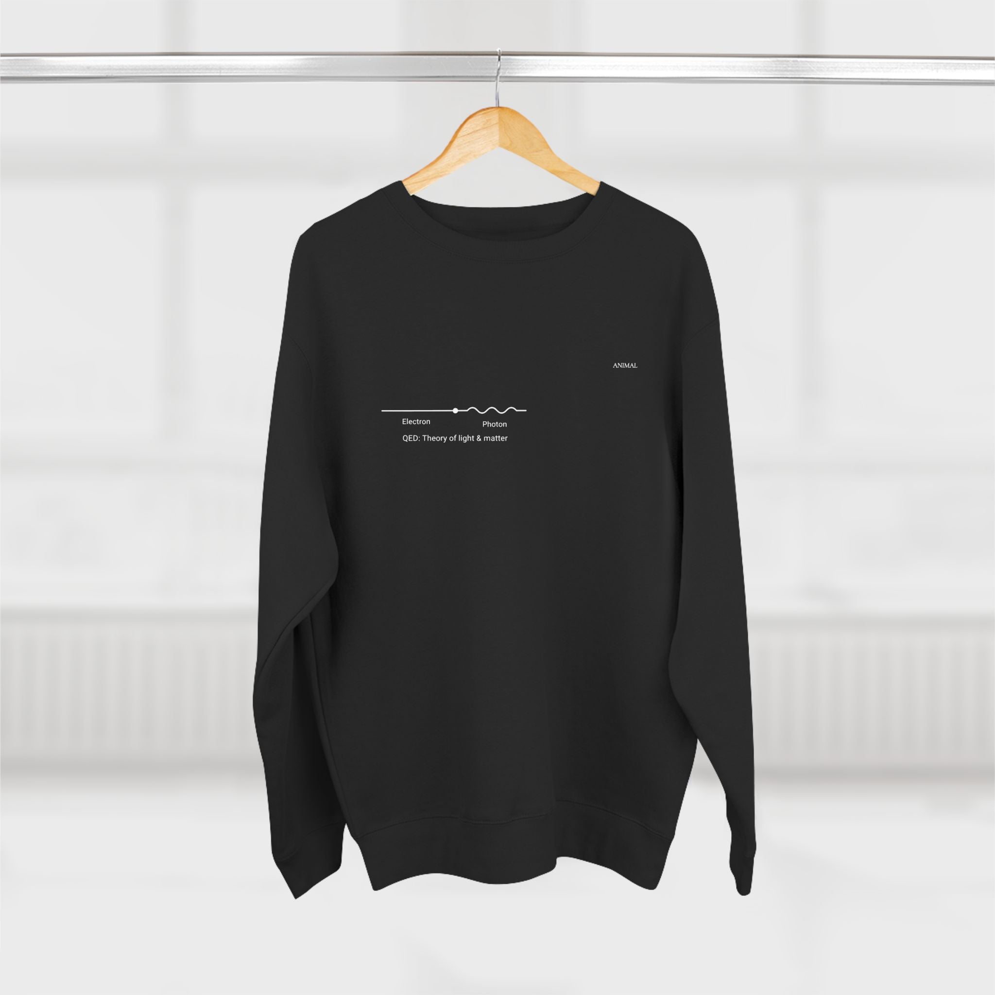 Dance of Particles | Cosmos Line |  Richard Feynman | Unisex Crewneck Sweatshirt