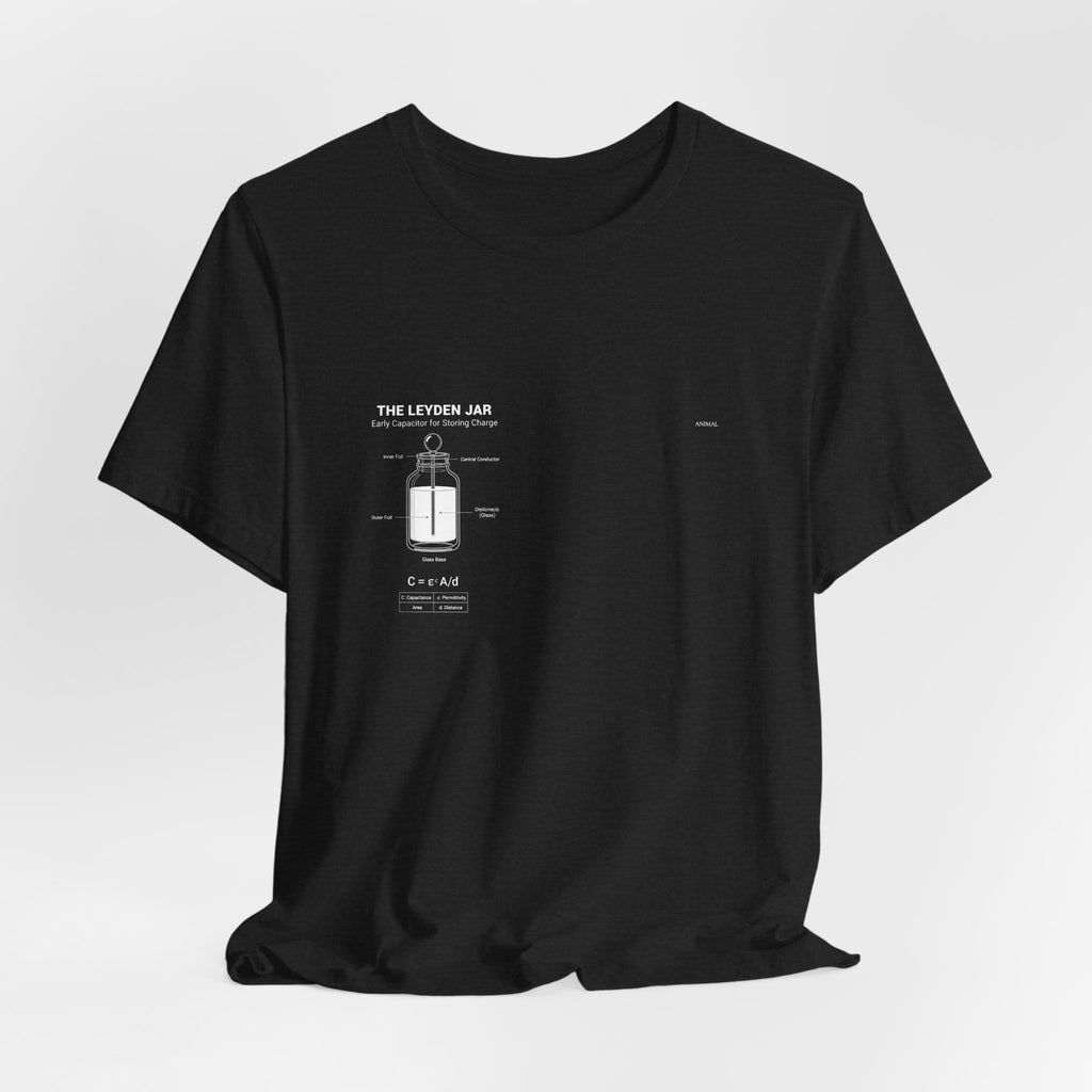 Leyden Jar Capacitor | Origins Line | Ewald Georg von Kleist and Dutch physicist Pieter van Musschenbroek | Unisex T-Shirt
