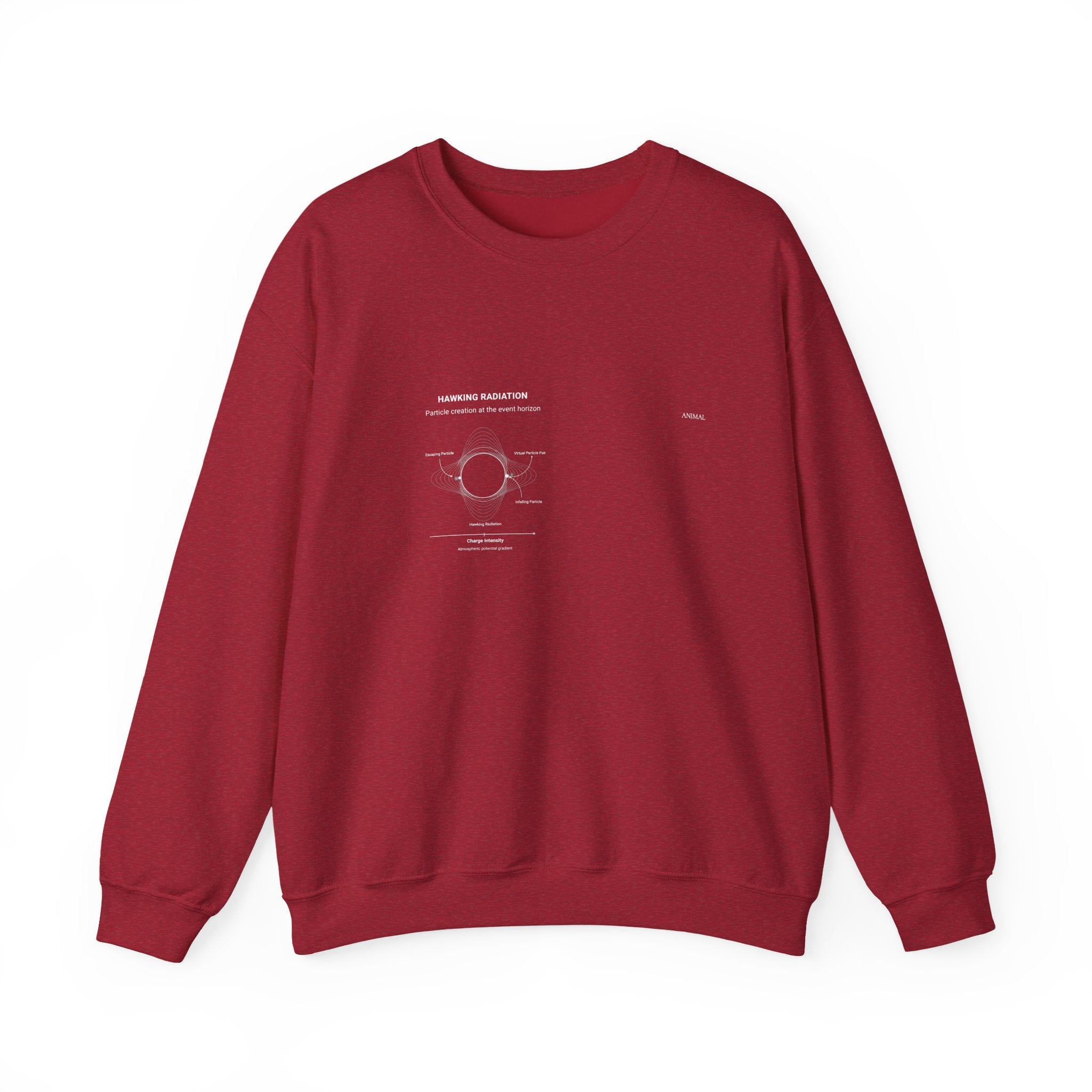 Hawking Radiation | Cosmos Line | Stephen Hawking | Unisex Crewneck Sweatshirt