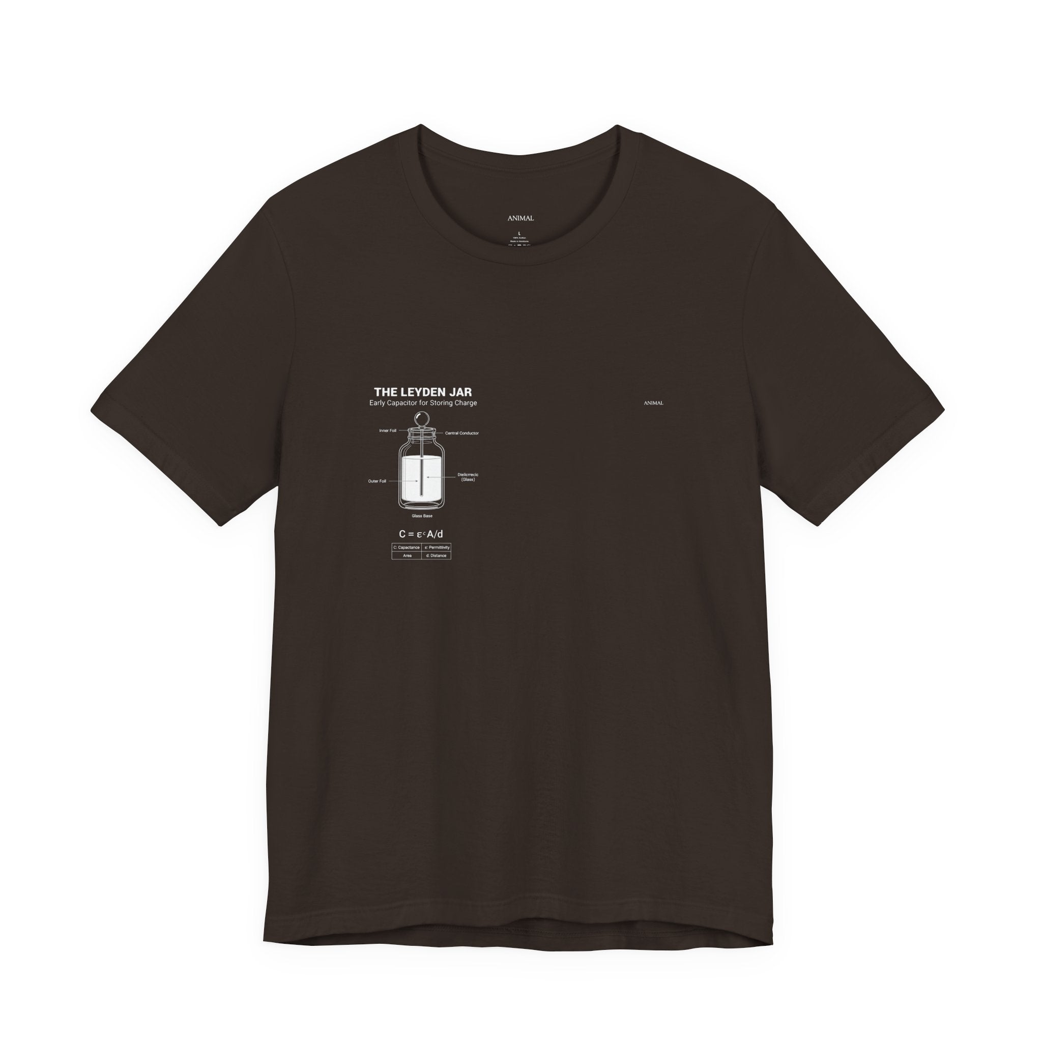 Leyden Jar Capacitor | Origins Line | Ewald Georg von Kleist and Dutch physicist Pieter van Musschenbroek | Unisex T-Shirt
