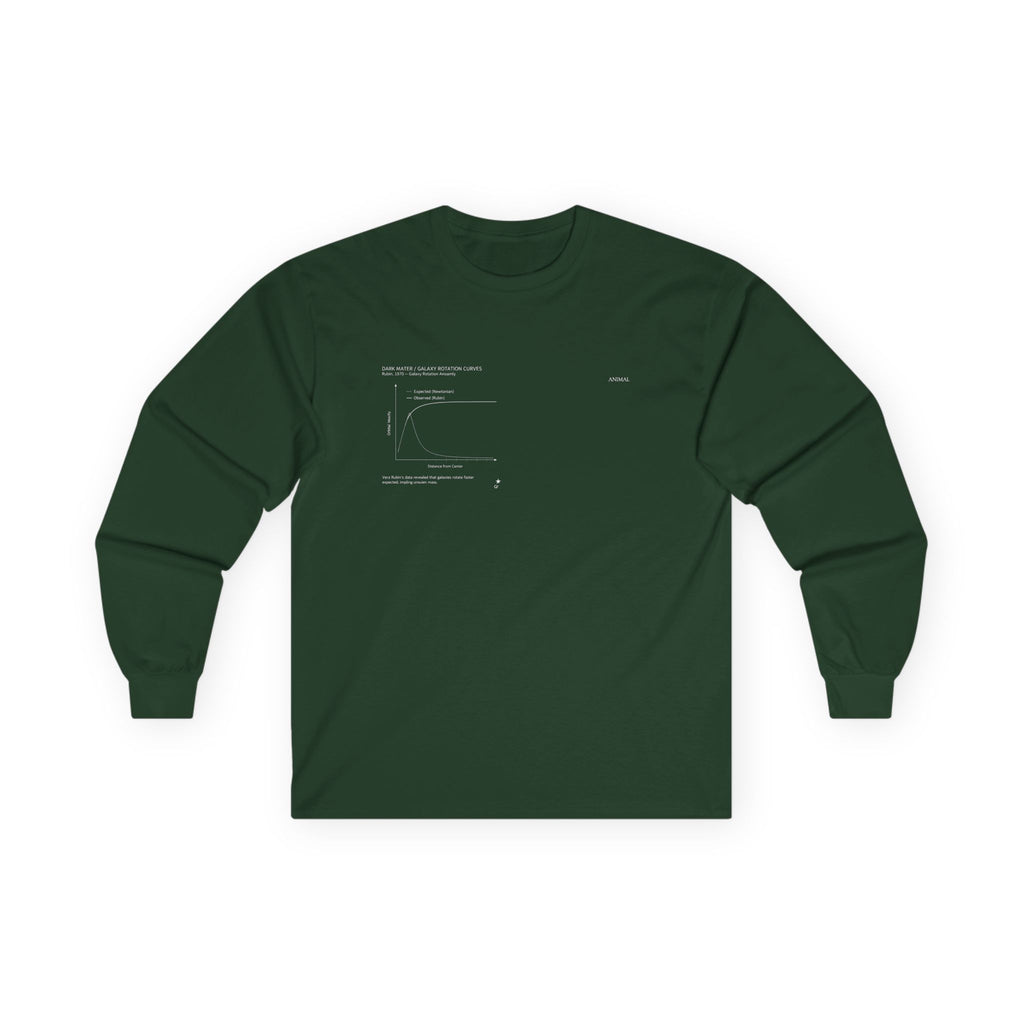 Rubin's Rotation | Cosmos Line | Vera Rubin | Unisex Long Sleeve T-Shirt