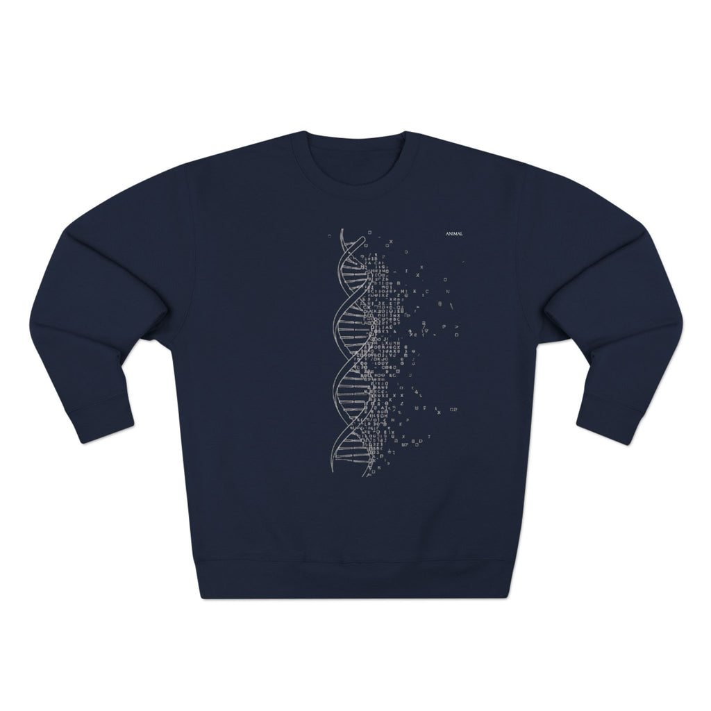 Spiraling Life | Evolution Line | Rosalind Franklin | Unisex Crewneck Sweatshirt