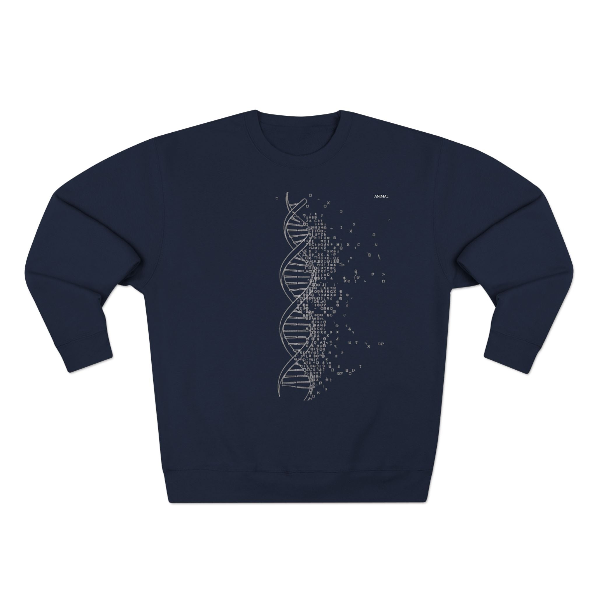 Spiraling Life | Evolution Line | Rosalind Franklin | Unisex Crewneck Sweatshirt