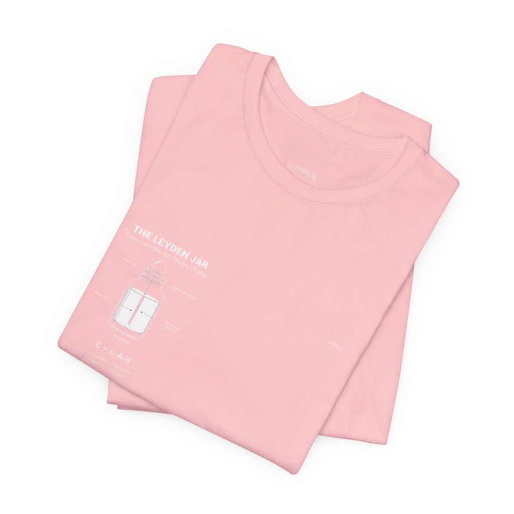 Leyden Jar Capacitor | Origins Line | Ewald Georg von Kleist and Dutch physicist Pieter van Musschenbroek | Unisex T-Shirt