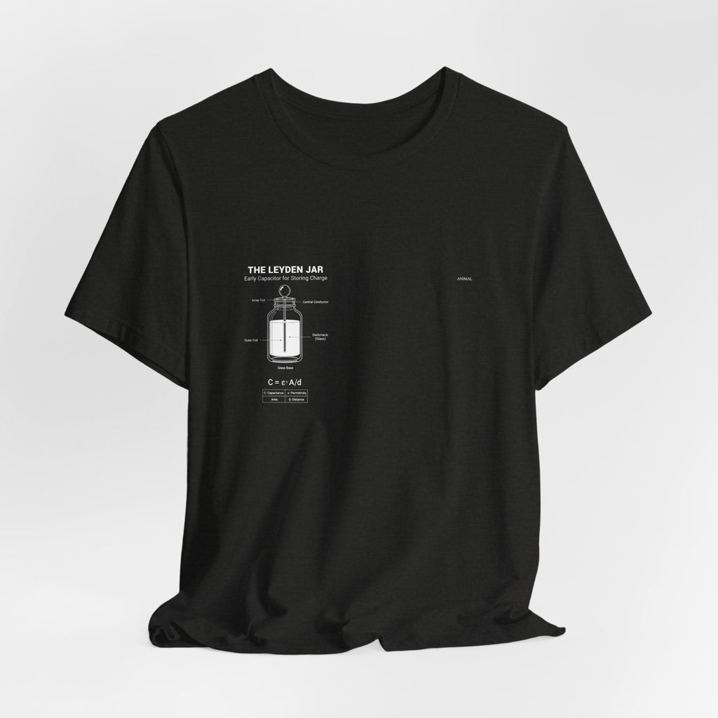 Leyden Jar Capacitor | Origins Line | Ewald Georg von Kleist and Dutch physicist Pieter van Musschenbroek | Unisex T-Shirt