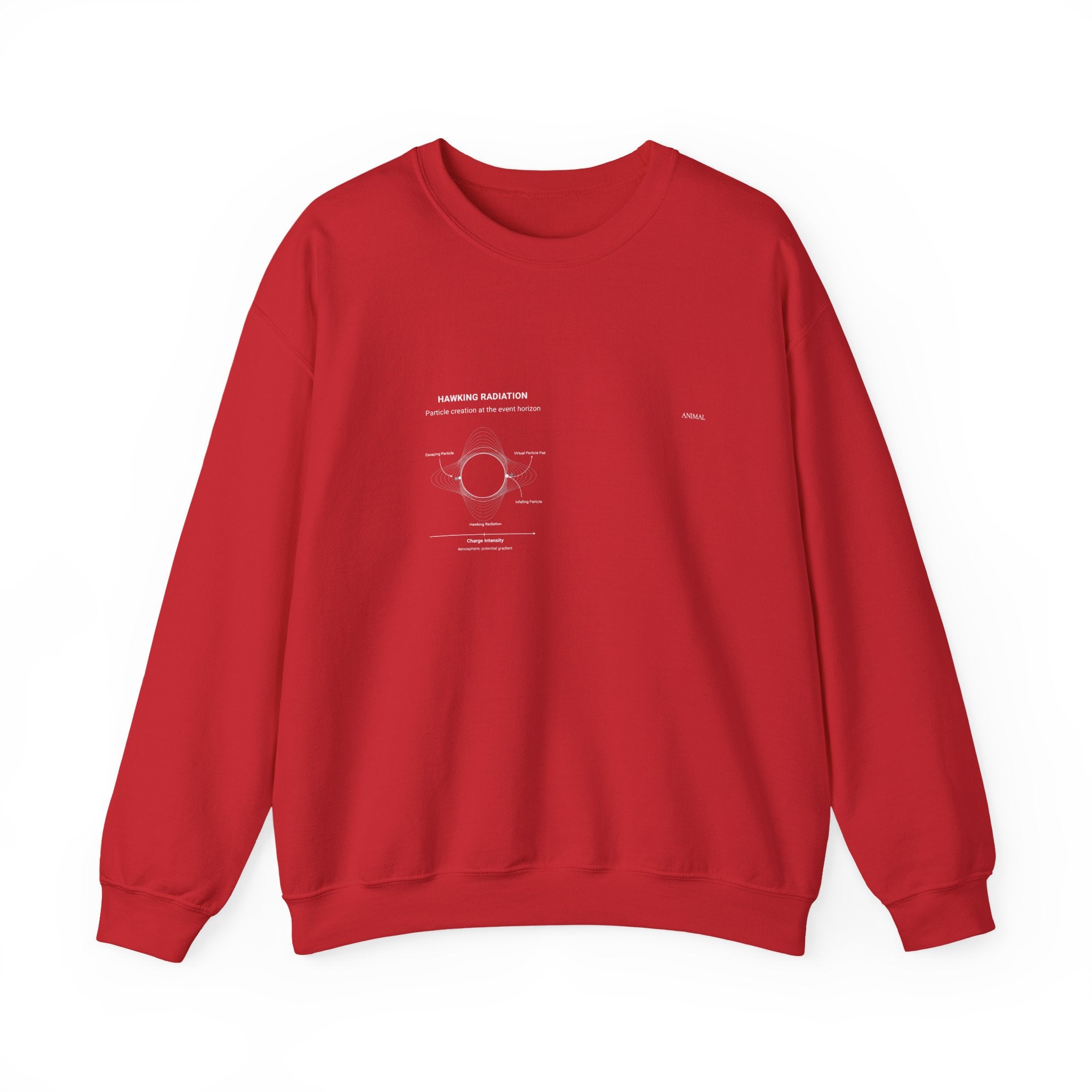 Hawking Radiation | Cosmos Line | Stephen Hawking | Unisex Crewneck Sweatshirt